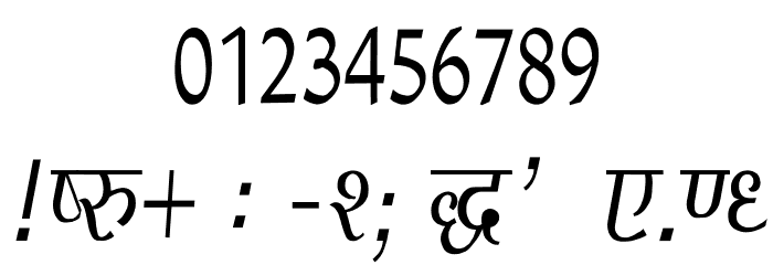 Agra Condensed Font OTHER CHARS