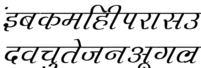 Agra Italic Font LOWERCASE