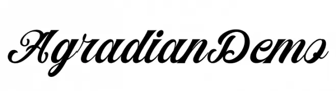 Agradian Demo  Descarca Fonturi Gratis