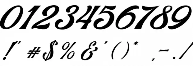 Agradian Demo Font OTHER CHARS