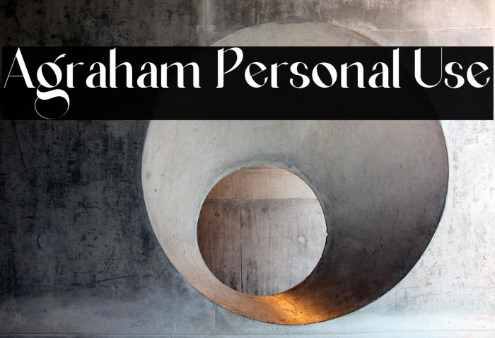 Agraham Personal Use Example 1