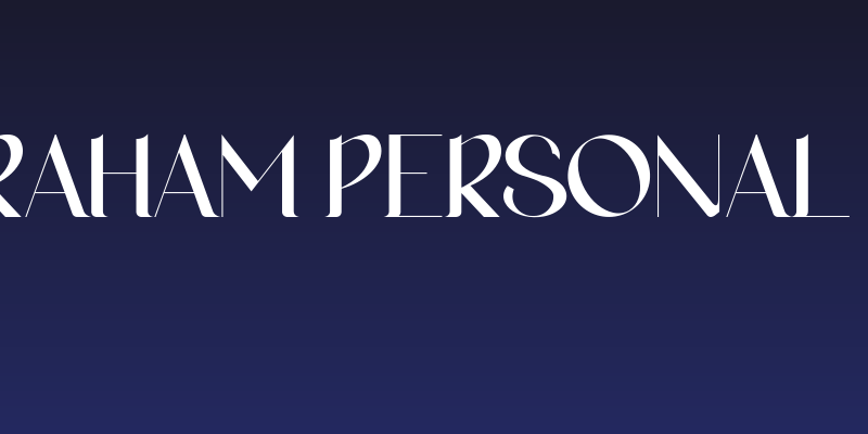 Agraham Personal Use Social Header