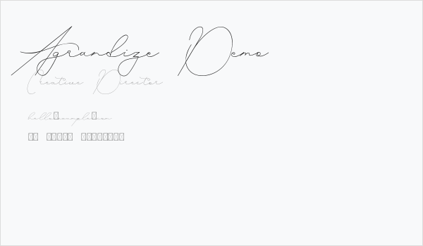 Agrandize Demo Business Card