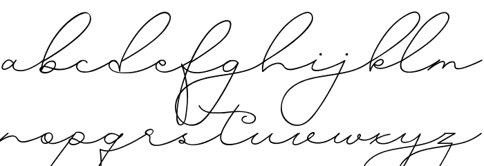 Agrandize Demo Schriftart Kleinbuchstaben