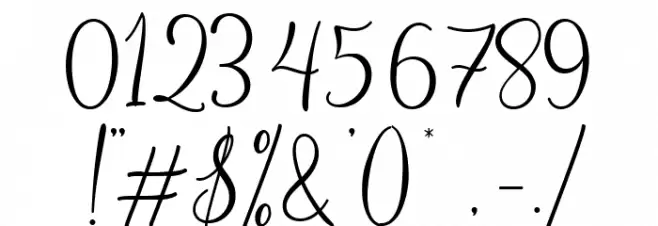 Agreable-Script Font OTHER CHARS