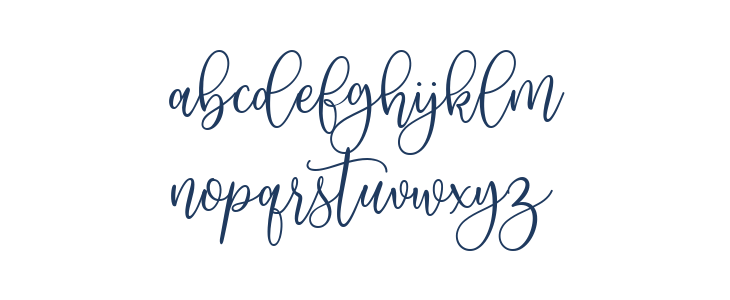 Agreable-Script Lowercase