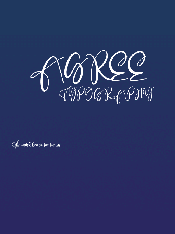 Agree Poster