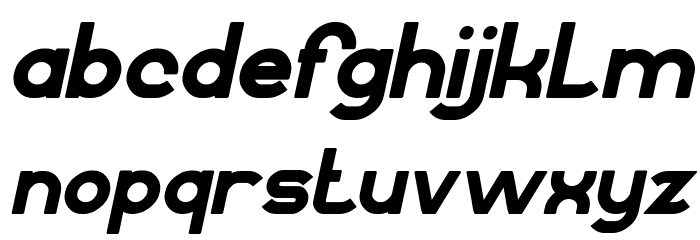 Agreement Bold Italic Font LOWERCASE