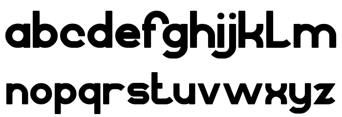 Agreement Bold Font LOWERCASE