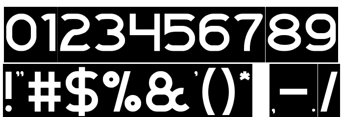 Agreement-Inverse Font OTHER CHARS