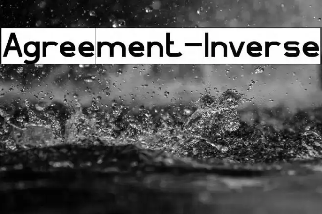 Agreement-Inverse Example 1