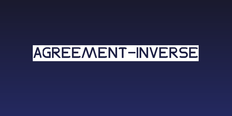 Agreement-Inverse Social Header