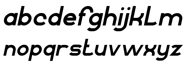 Agreement Italic Font LOWERCASE