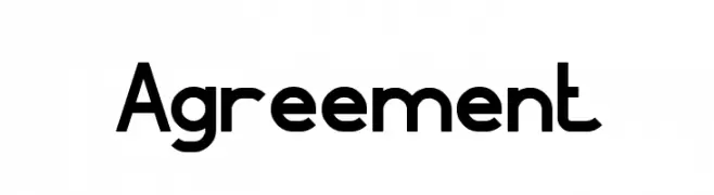 Agreement  baixar fontes gratis