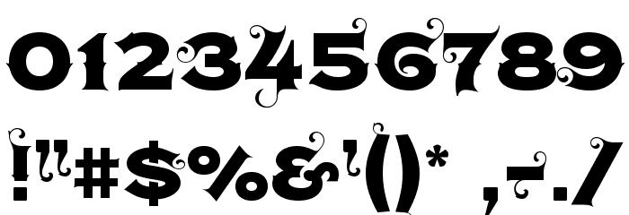 Agreloy Font OTHER CHARS