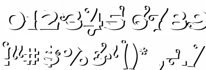 AgreloyOut1 Font OTHER CHARS