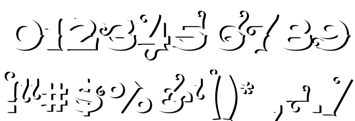 AgreloyOut1 Font OTHER CHARS