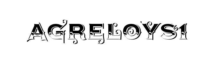 AgreloyS1  font caratteri gratis