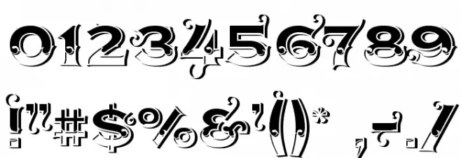 AgreloyS1 Font OTHER CHARS