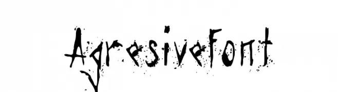 Agresivefont  Скачать бесплатные шрифты