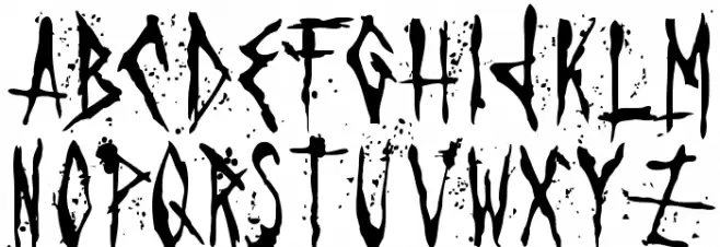 Agresivefont 字体 大写