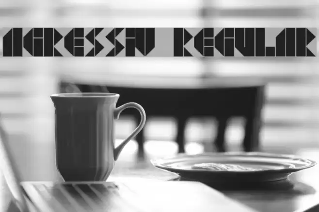 Agressiv Regular Font examples