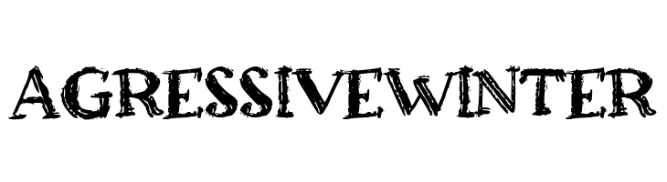 Agressive Winter  font caratteri gratis