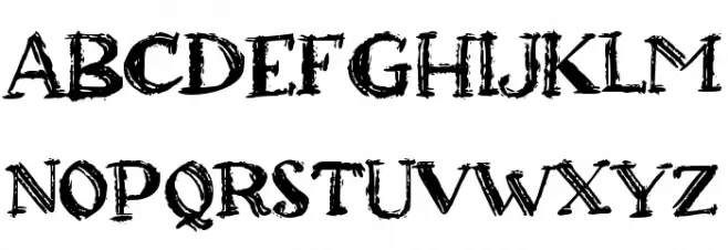 Agressive Winter Шрифта ВЕРХНИЙ