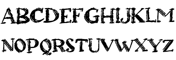 Agressive Winter Font LOWERCASE