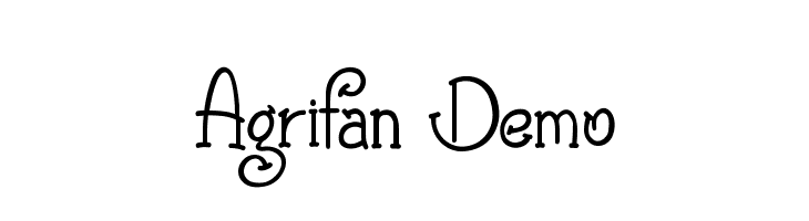 Agrifan Demo Font