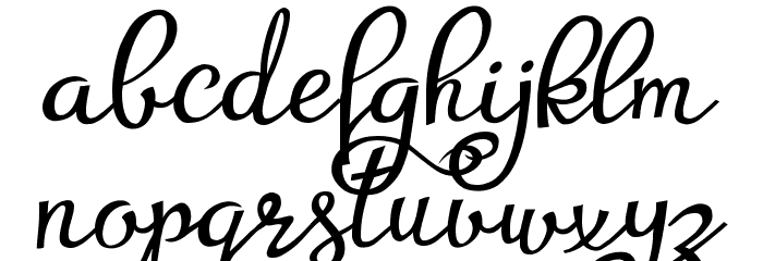 Agrish Demo Font LOWERCASE