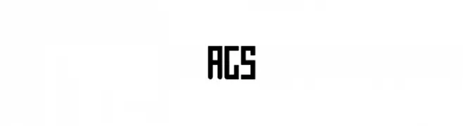 Ags  フリーフォントのダウンロード