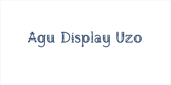 Agu Display Uzo Logo