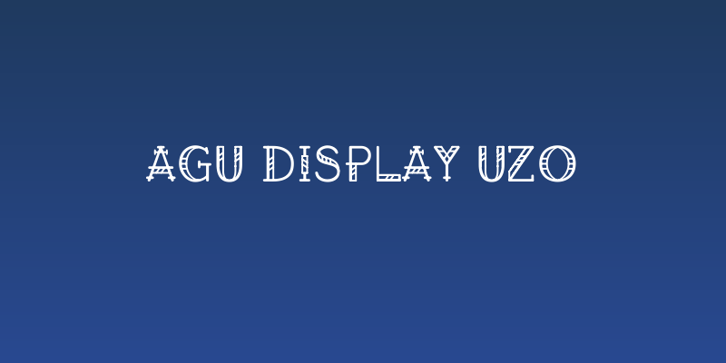 Agu Display Uzo Social Header