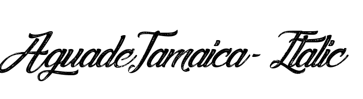 Agua deJamaica-Italic  नि: शुल्क फ़ॉन्ट्स डाउनलोड