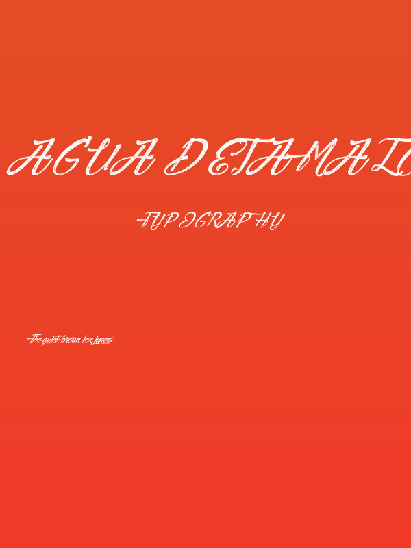 Agua deJamaica-Italic Poster