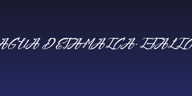 Agua deJamaica-Italic Social Header