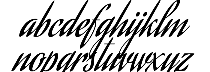 Aguafina Script Regular Font LOWERCASE