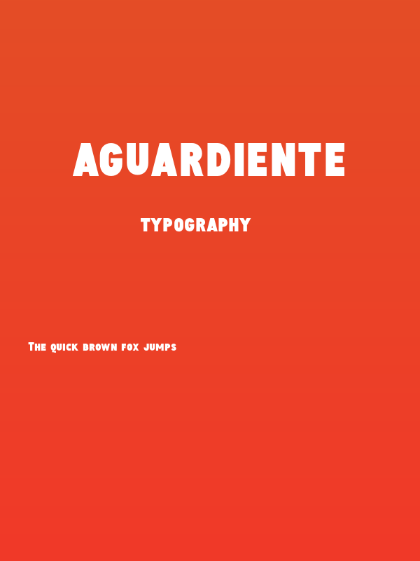 Aguardiente Poster