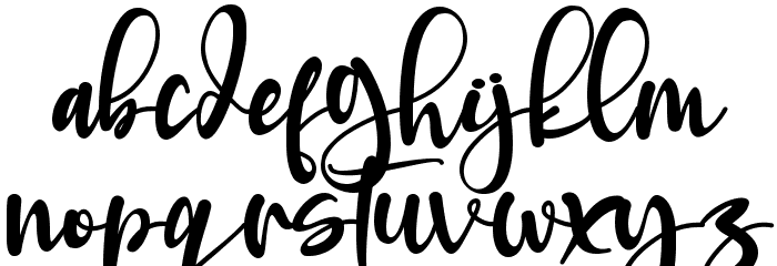 Aguellera Font LOWERCASE