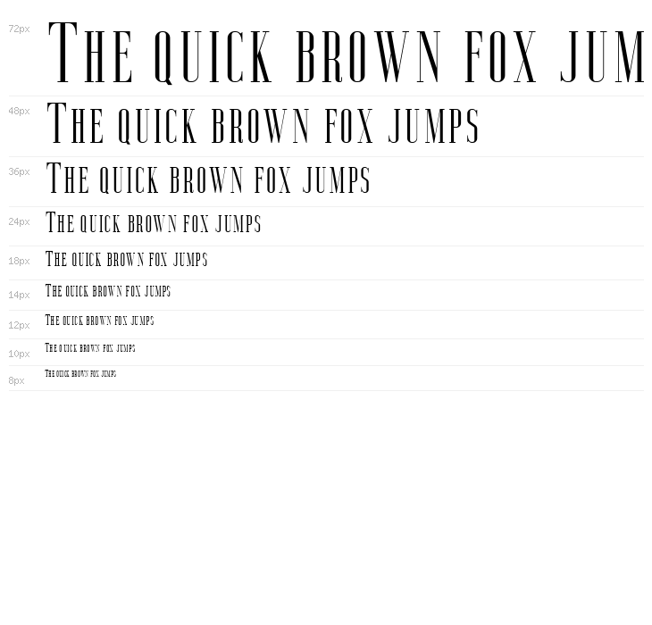 Aguero Serif Free Regular Waterfall