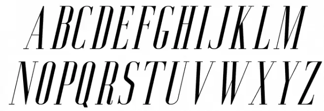 AgueroSerifFree-Italic Schriftart Groß