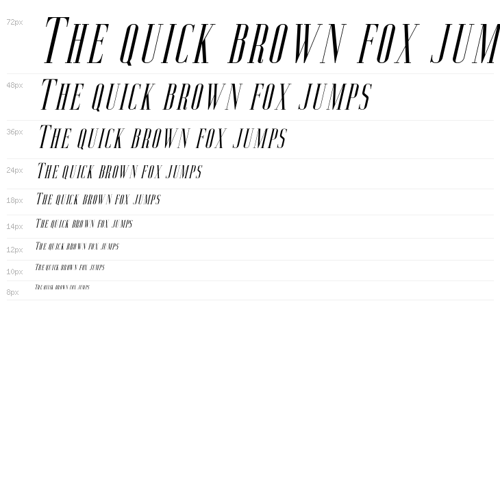 AgueroSerifFree-Italic Waterfall