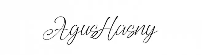 Agus Hasny  Free Fonts Download