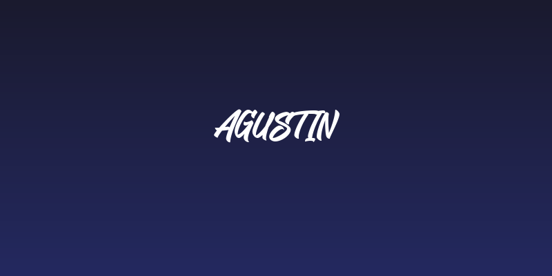 Agustin Social Header