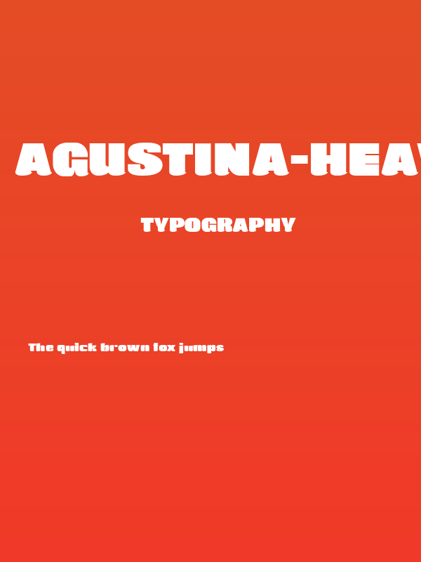 Agustina-Heavy Poster