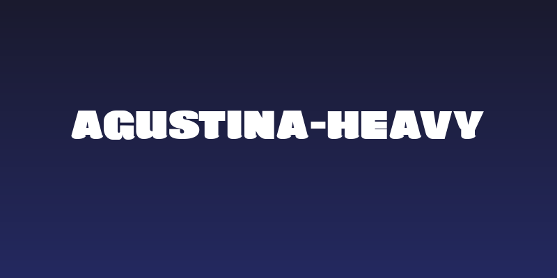Agustina-Heavy Social Header