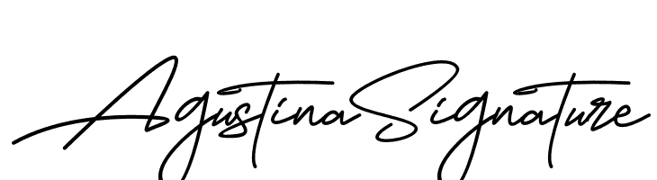 Agustina Signature  Free Fonts Download