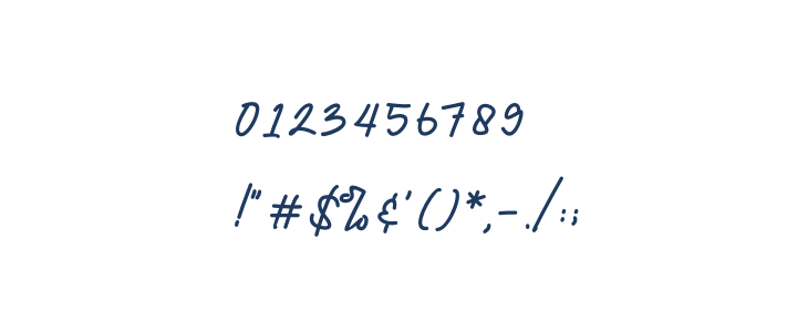 Agustina Signature Other Characters