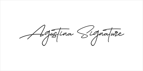 Agustina Signature Logo